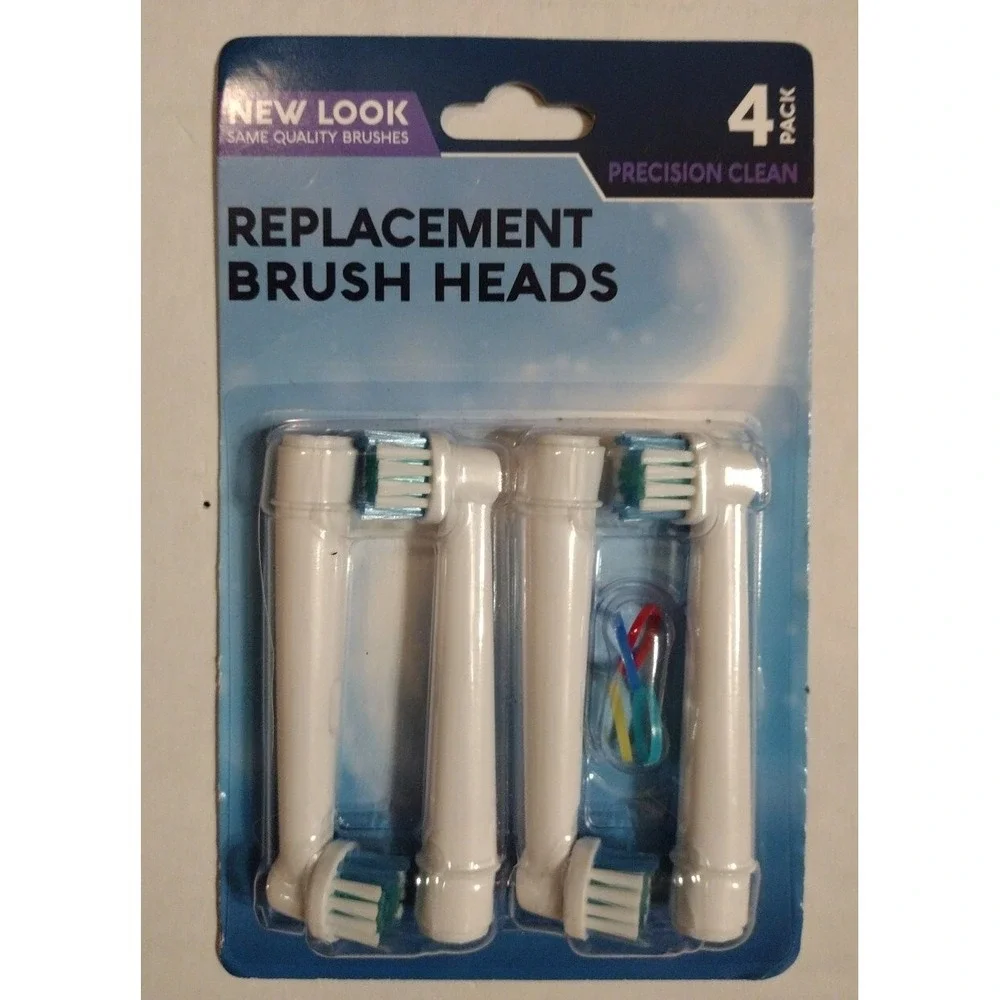 Lot Of 3 - 4pk of Precision Clean Replacement Brush Heads for Oral B (12 Total)
